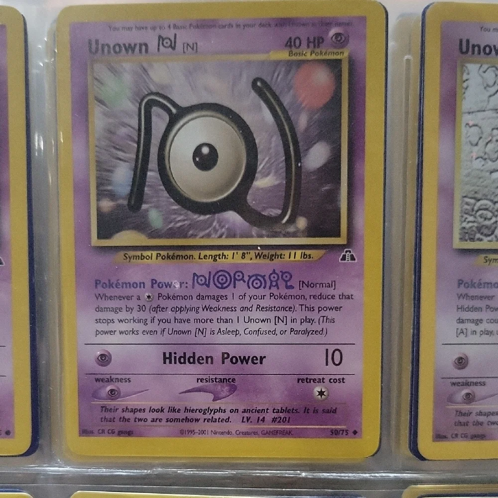 Pokemon Card Unown - Picture 1 of 1
